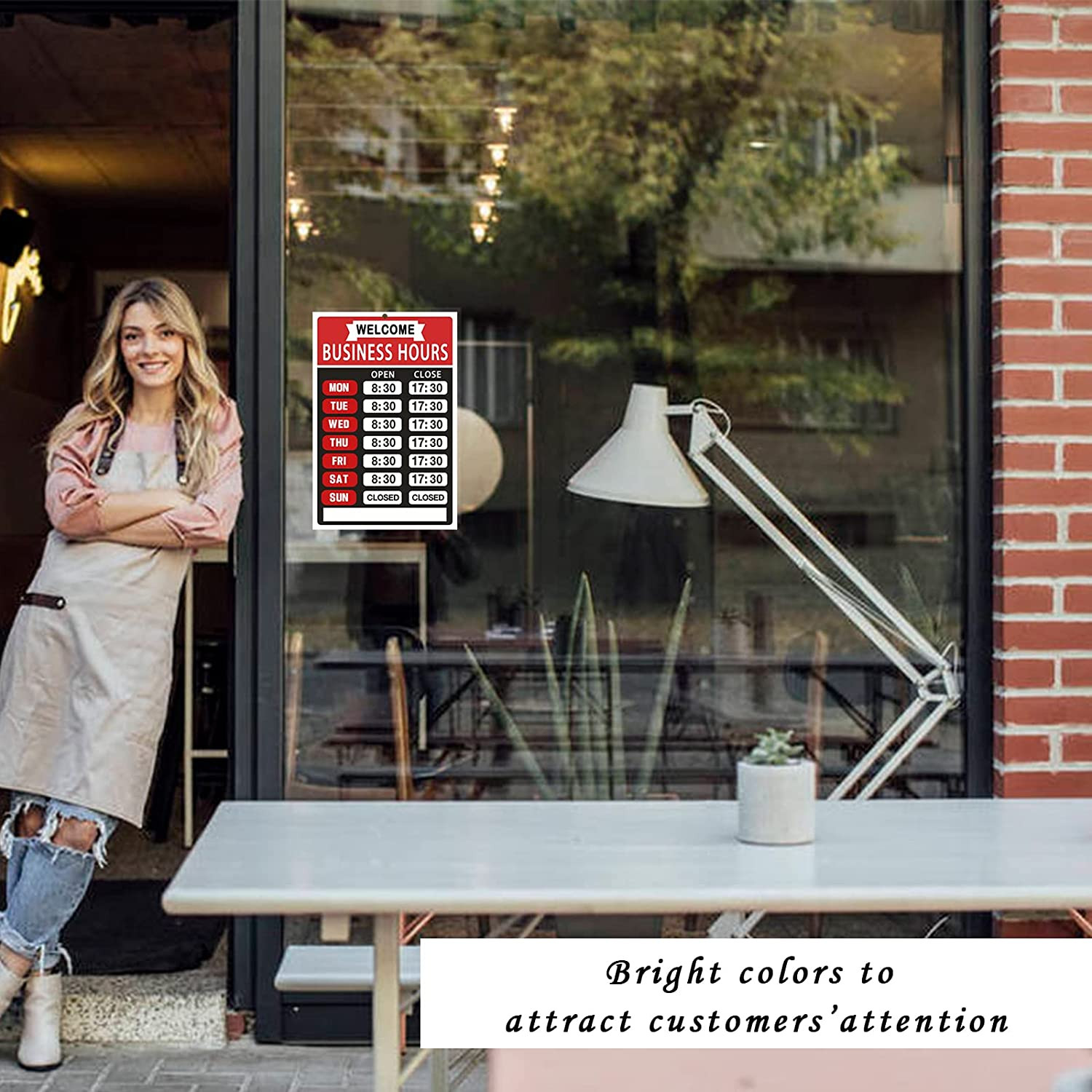 Business Hours SignOpening Hour Sign KitChangeable Store Hours SignHours of O