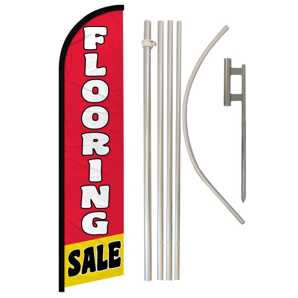 Flooring Sale Windless Banner Swooper Advertising Flag Pole Kit Flooring Sale