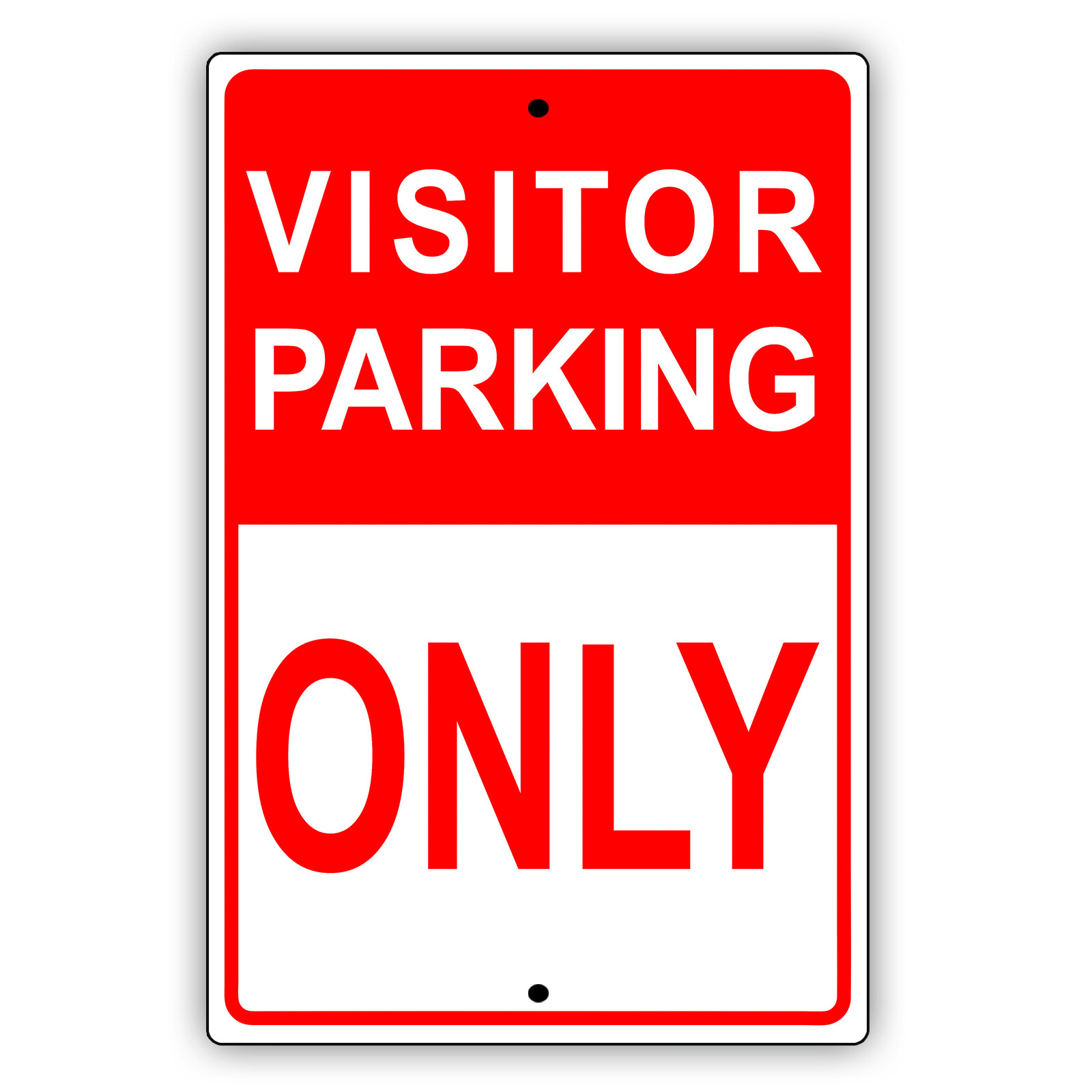 Visitor Parking Only Business Property Hotels Novelty Notice Aluminum Metal Sign