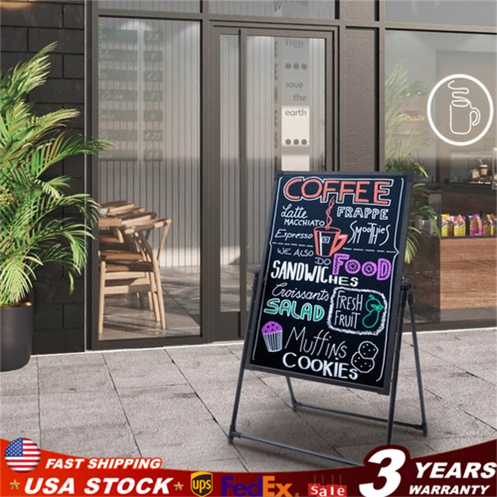 LED Message Board Restaurant Menu Sign Illuminated Neon Erasable with Remote