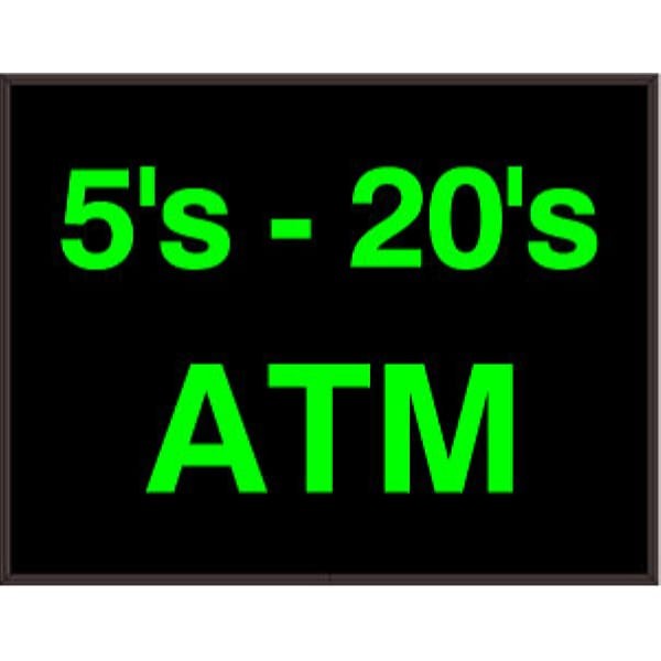 Signal-Tech 60767 PHX1418G-P510/120-277VAC 5’s – 20’s ATM Outdoor Sign