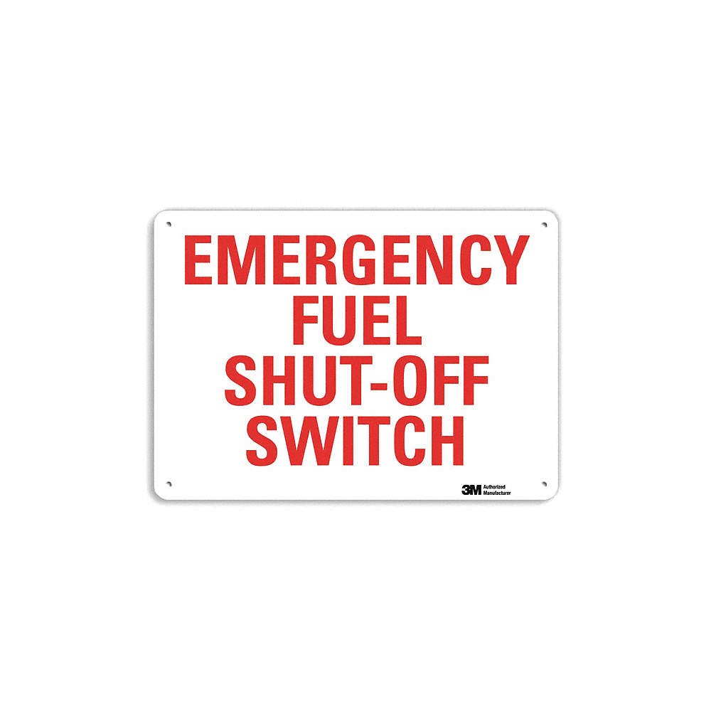 LYLE U7-1110-NP_14X10 Facility Sign,10 in x 14 in,Plastic 44VA30