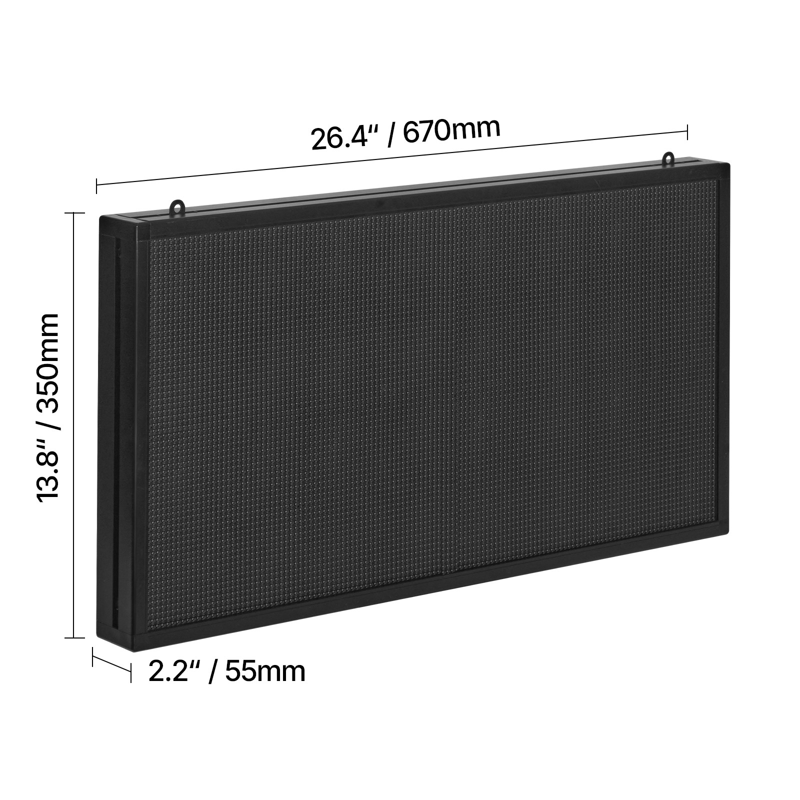 VEVOR 27″x14″ Programmable LED Sign Scrolling Display Board P5 Full Color