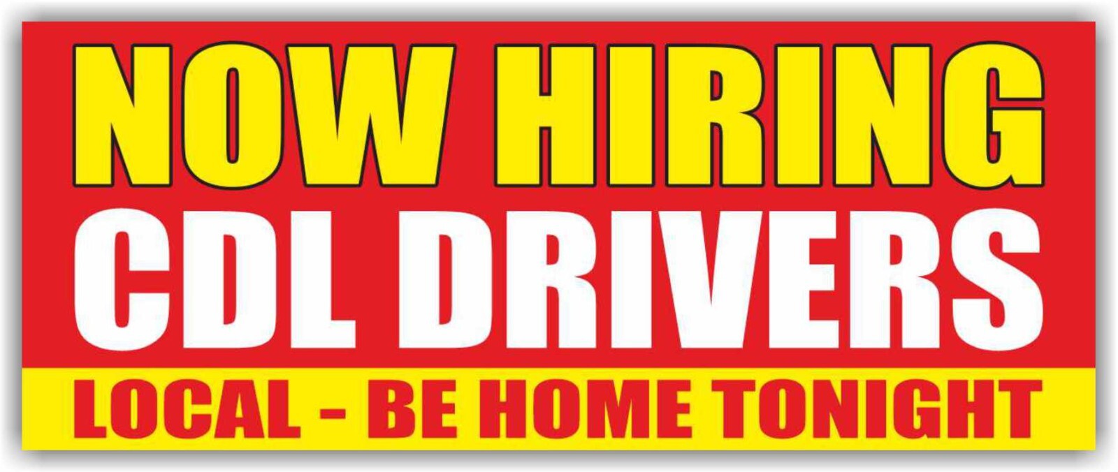 NOW HIRING CDL DRIVERS Advertising Banner Vinyl Mesh Sign new job help wanted