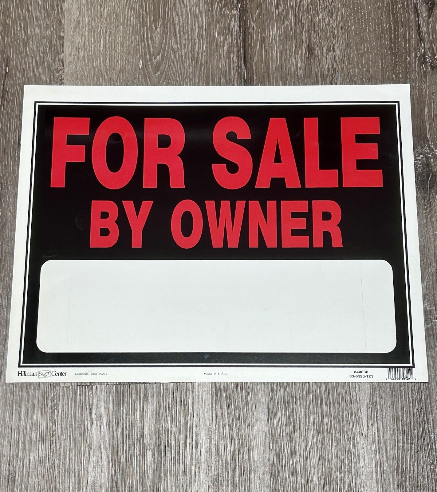 FOR SALE By OWNER Hillman Sign Center Large 19×15” Single Sided USA Made New