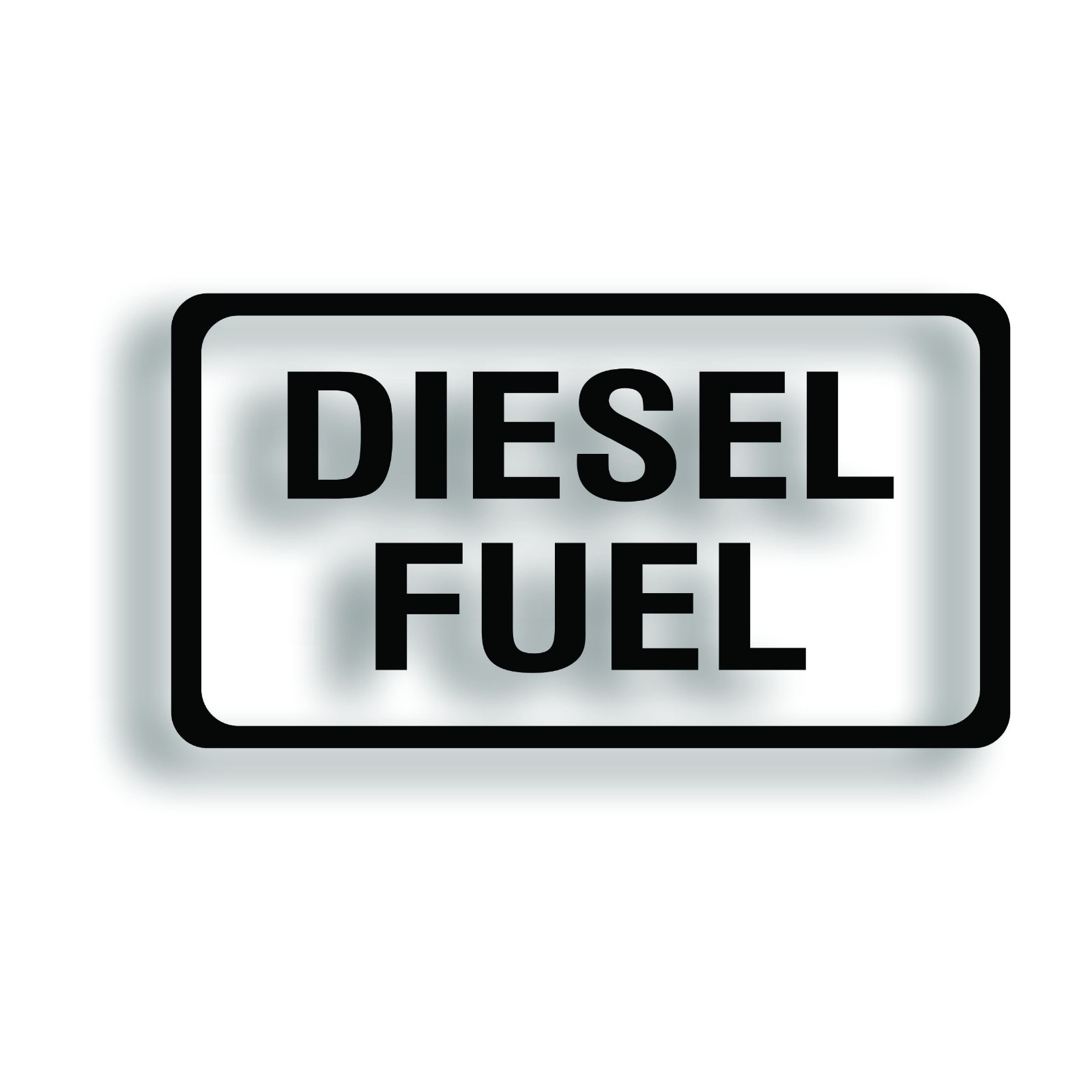 2X Service Garage Shop Decal Diesel Fuel Barrel 30 55 Gallon Barrel Drum Tank