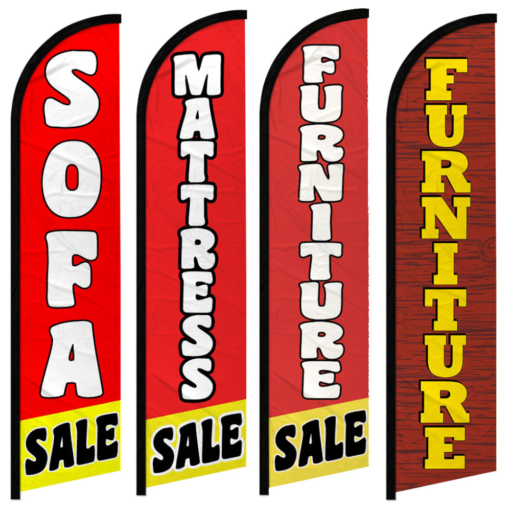 Furniture Full Curve Windless Swooper Flag Sofa Mattress