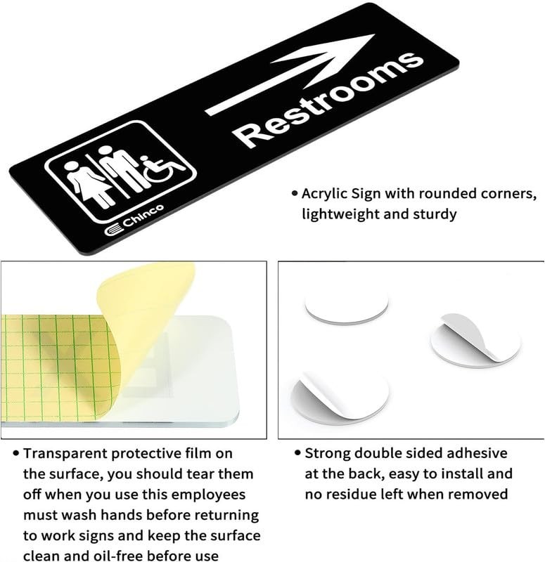 Acrylic Plastic Sign Please Wipe Down Equipment Before And After Use Sign 9 X…