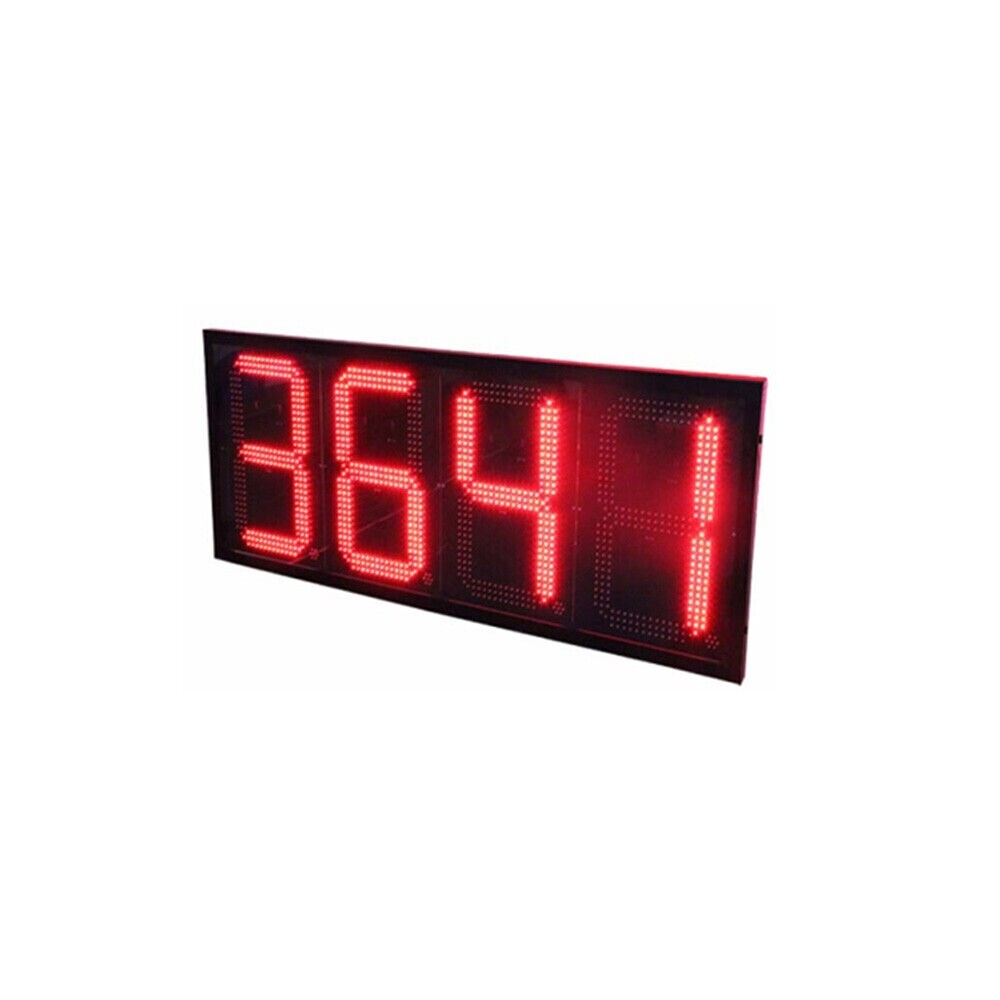 24″ Wireless LED Gas Station Waterproof Electronic Fuel Price Sign Red Motel NEW