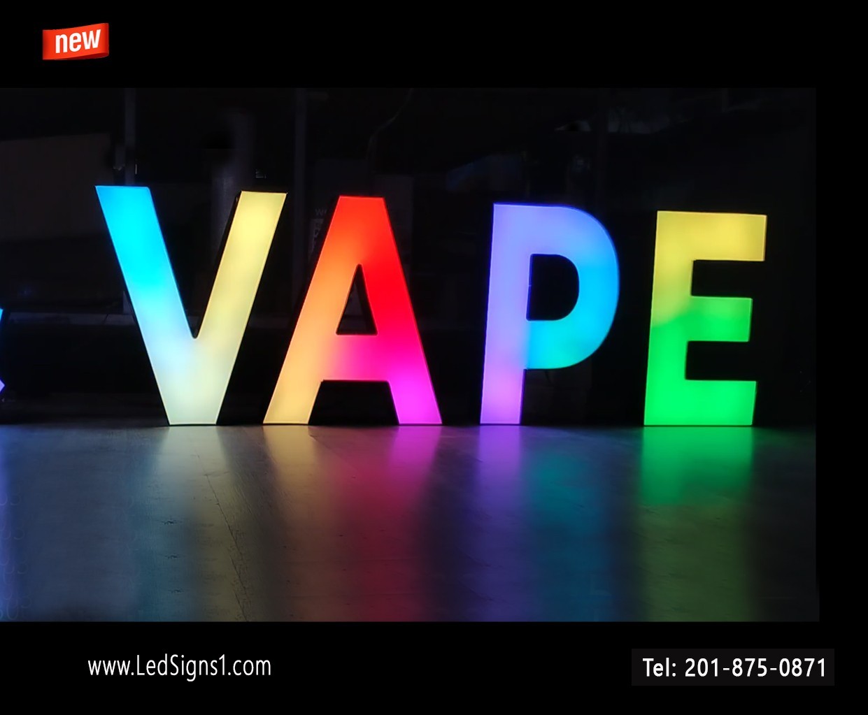 New Magic Color Changing RGB Channel Letter, 18 Inches ( Read Description )