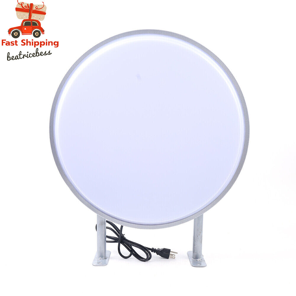 20″ LED Double Sided Round Light Box Outdoor Sign Advertising Projecting Light