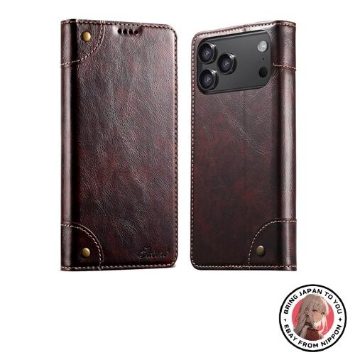New JCGOOD iPhone 17 Pro Max Wallet Case with Card Slots Stand Function Magnetic