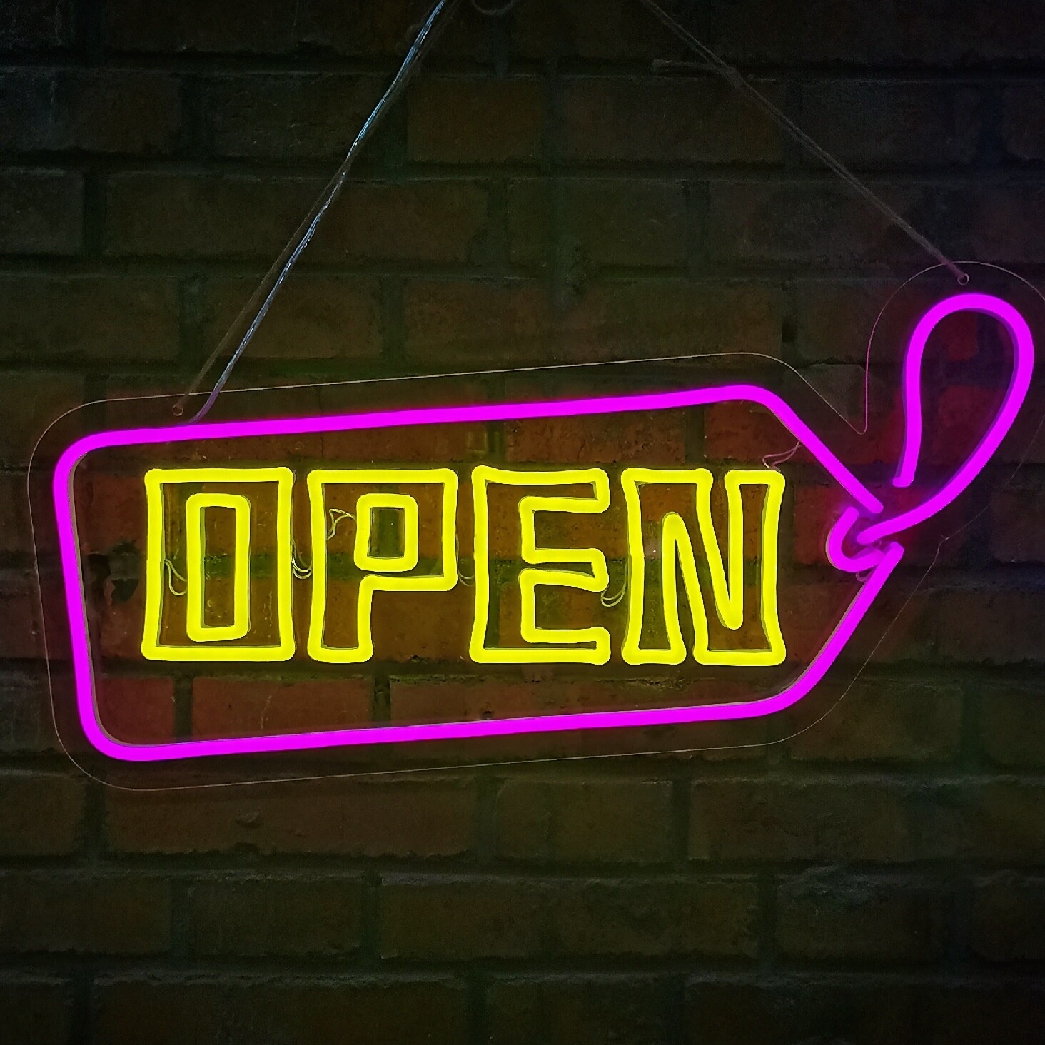 LED Open Sign Bright Neon Light Large for Restaurant Bar Pub Shop Store Business