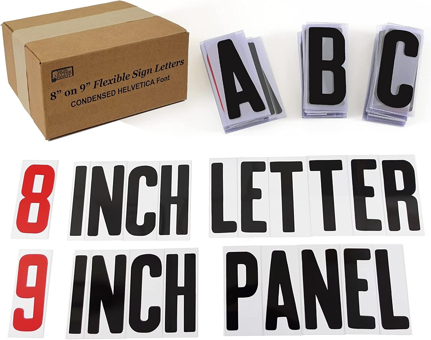 Marquee Letters, Flexible Outdoor Sign Letters for Changeable Portable Roadside