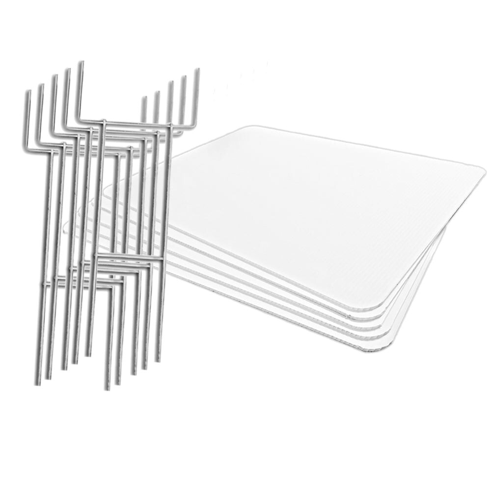 Blank Yard Signs (6 Pack – 16″ x 24″) OR Optional Sign Only (16″ x 24″) – Rounde