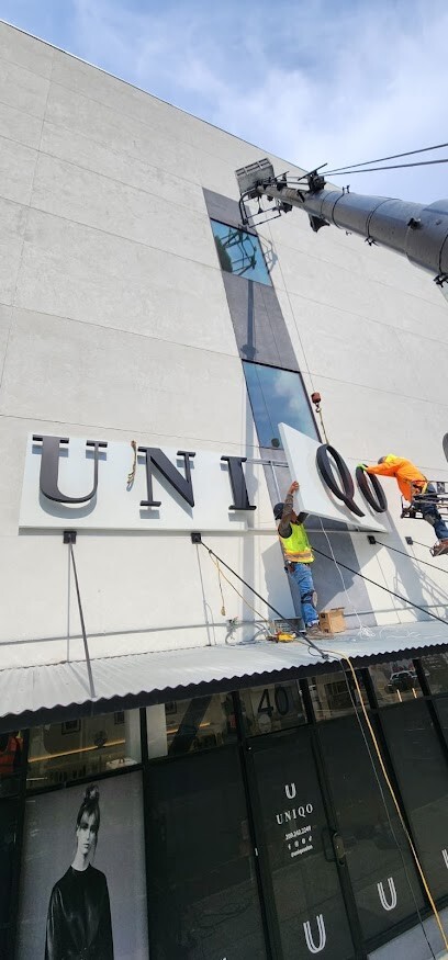 Channel Letter Sign for Storefront or building 10″ width x 10″ height