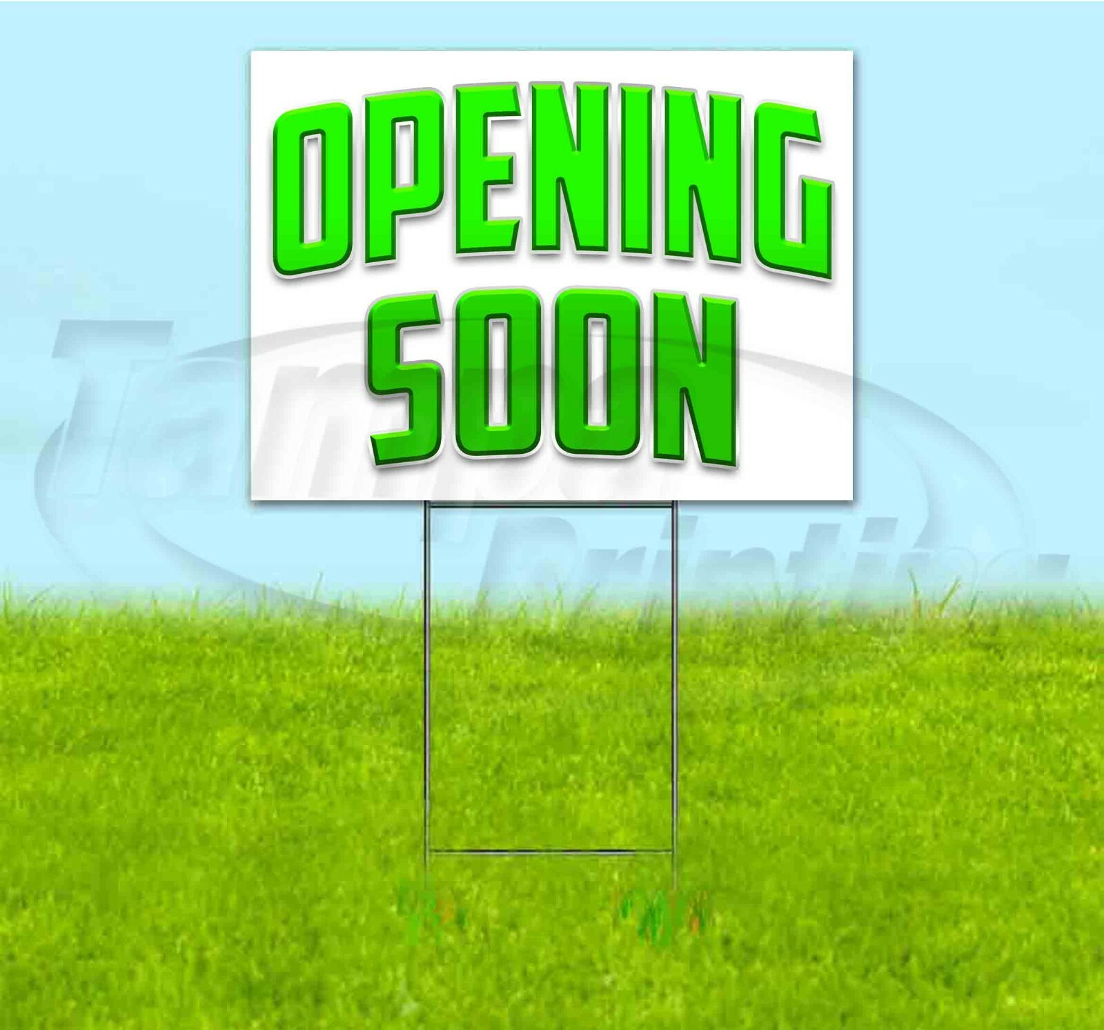 OPENING SOON 18×24 Yard Sign WITH STAKE Corrugated Bandit USA BUSINESS