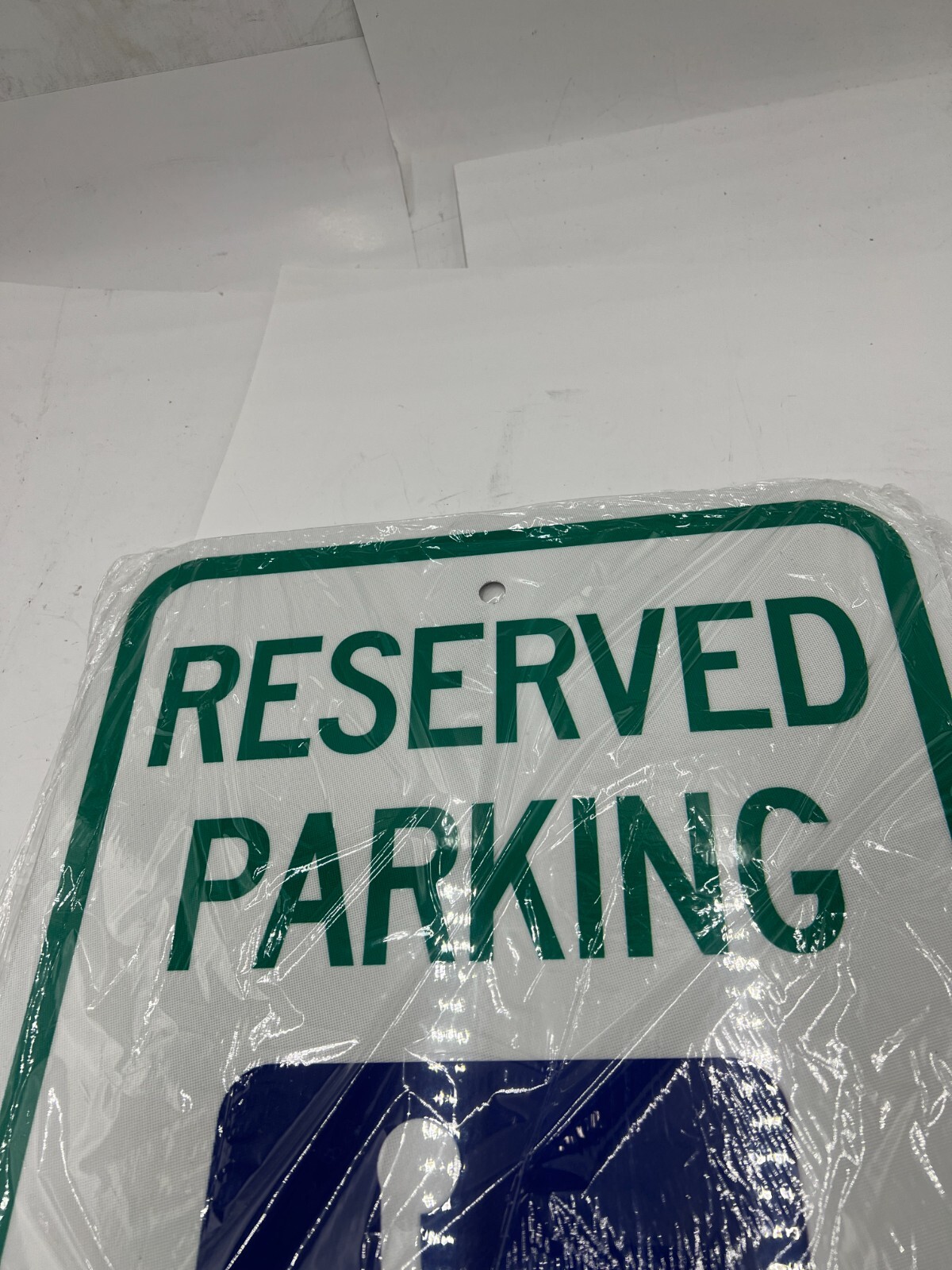 (QTY 2) SmartSign “Reserved Parking” Handicap Parking Sign Bi-Arrow 12″ x 18″