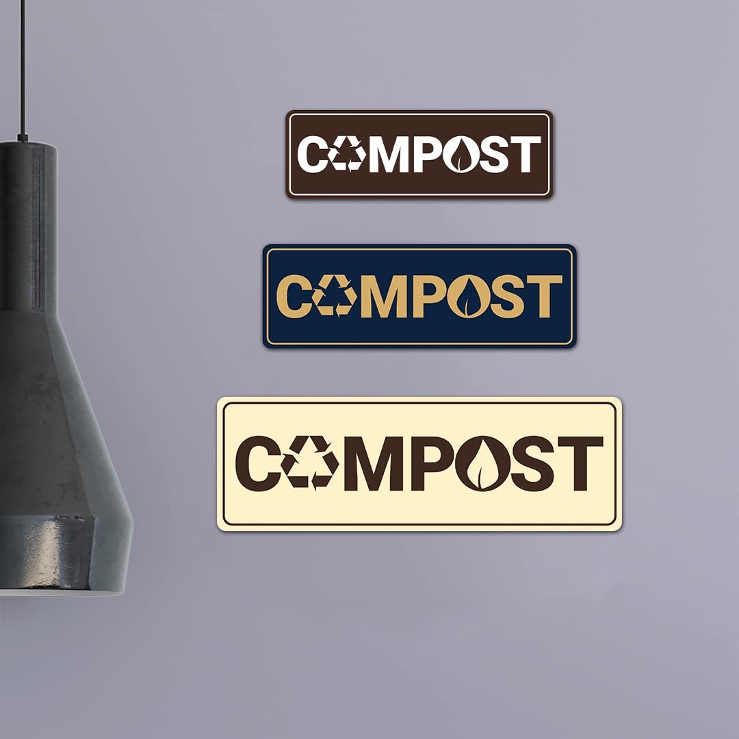 Signs ByLITA Standard Compost Wall or Door Sign