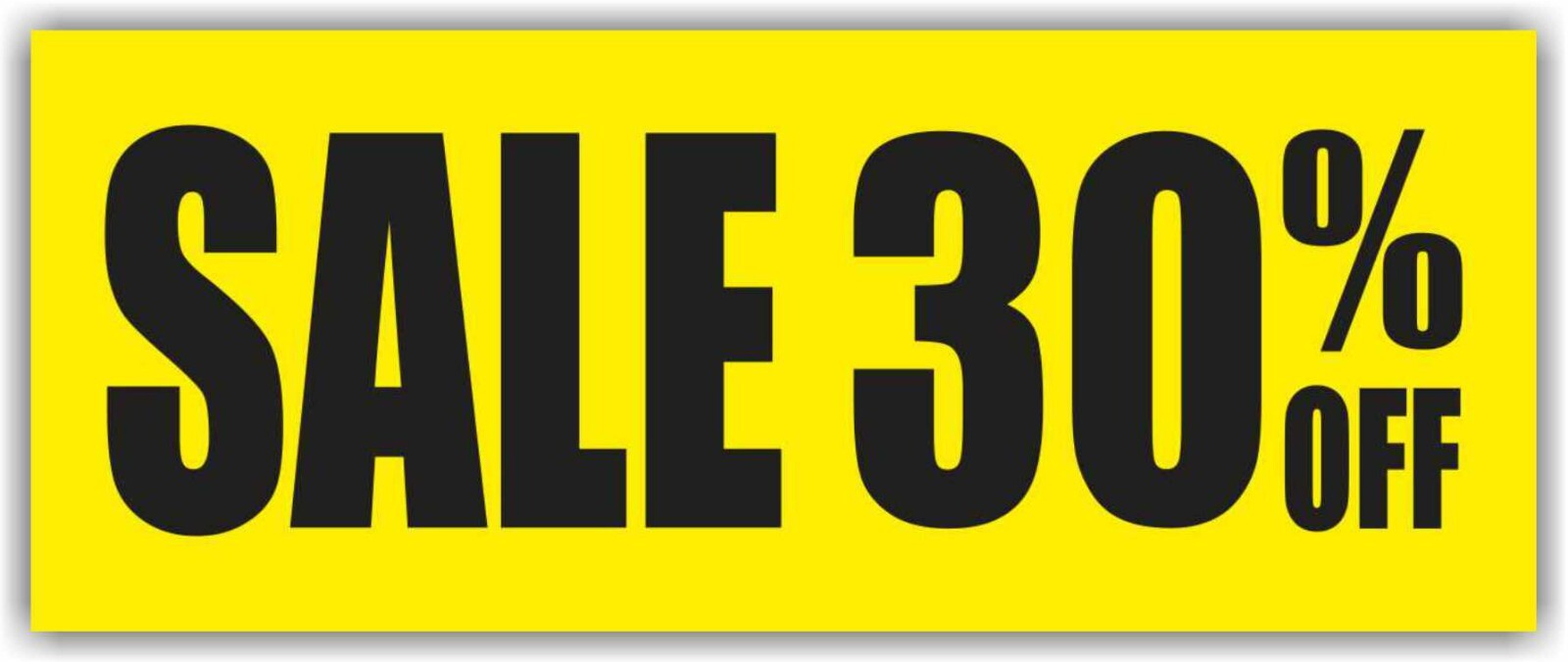SALE 30% OFF Advertising Banner Vinyl Mesh Sign clearance holiday discount deals