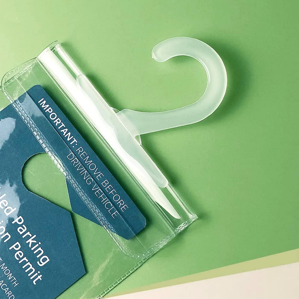 Handicap Parking Placard Holder, Ultra Transparent Disabled Permit Protective Co