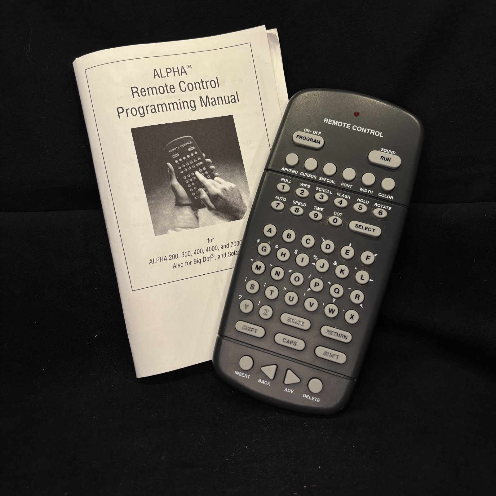 Adaptive Micro Systems Sign Model # 320C. Indoor use only. Gently used.