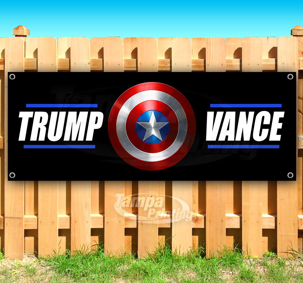 TRUMP VANCE 2024 MAGA FJB Banner Flag Sign Vinyl SB00045