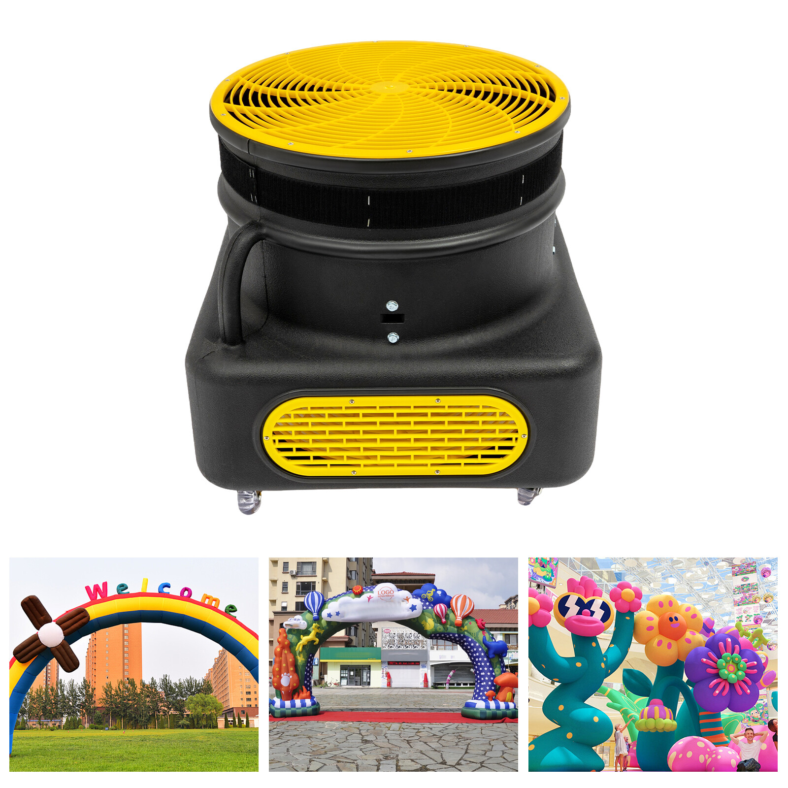 17.7″ Air Blower Fan Fit Inflatable Wind Dancer Tube Man Fly Guy Sky Puppet 750W