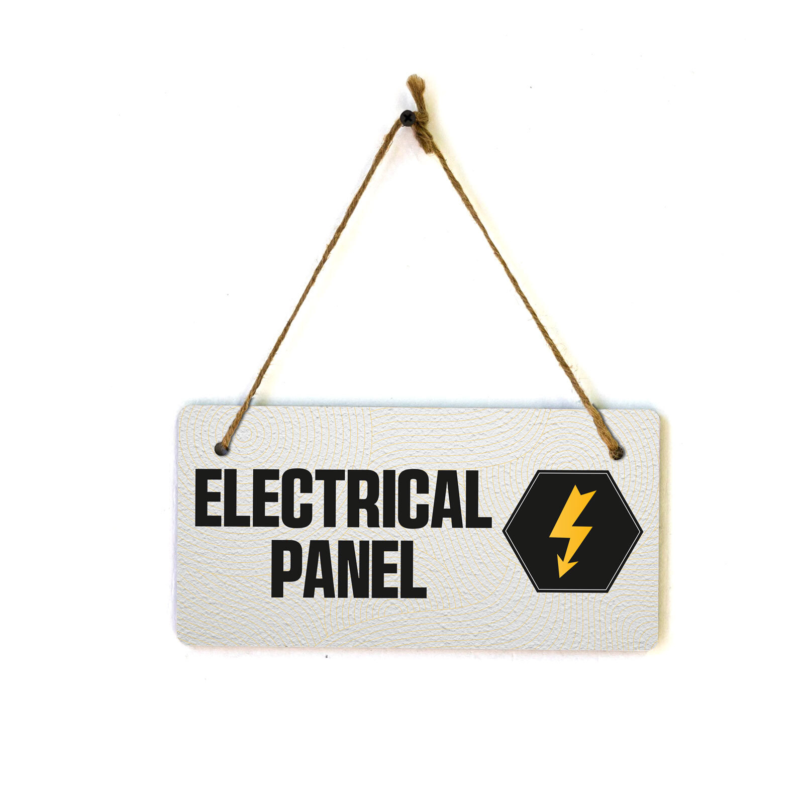 Electrical Panel 5×10 Hanging Plus Wall or Door Sign | Office Signage