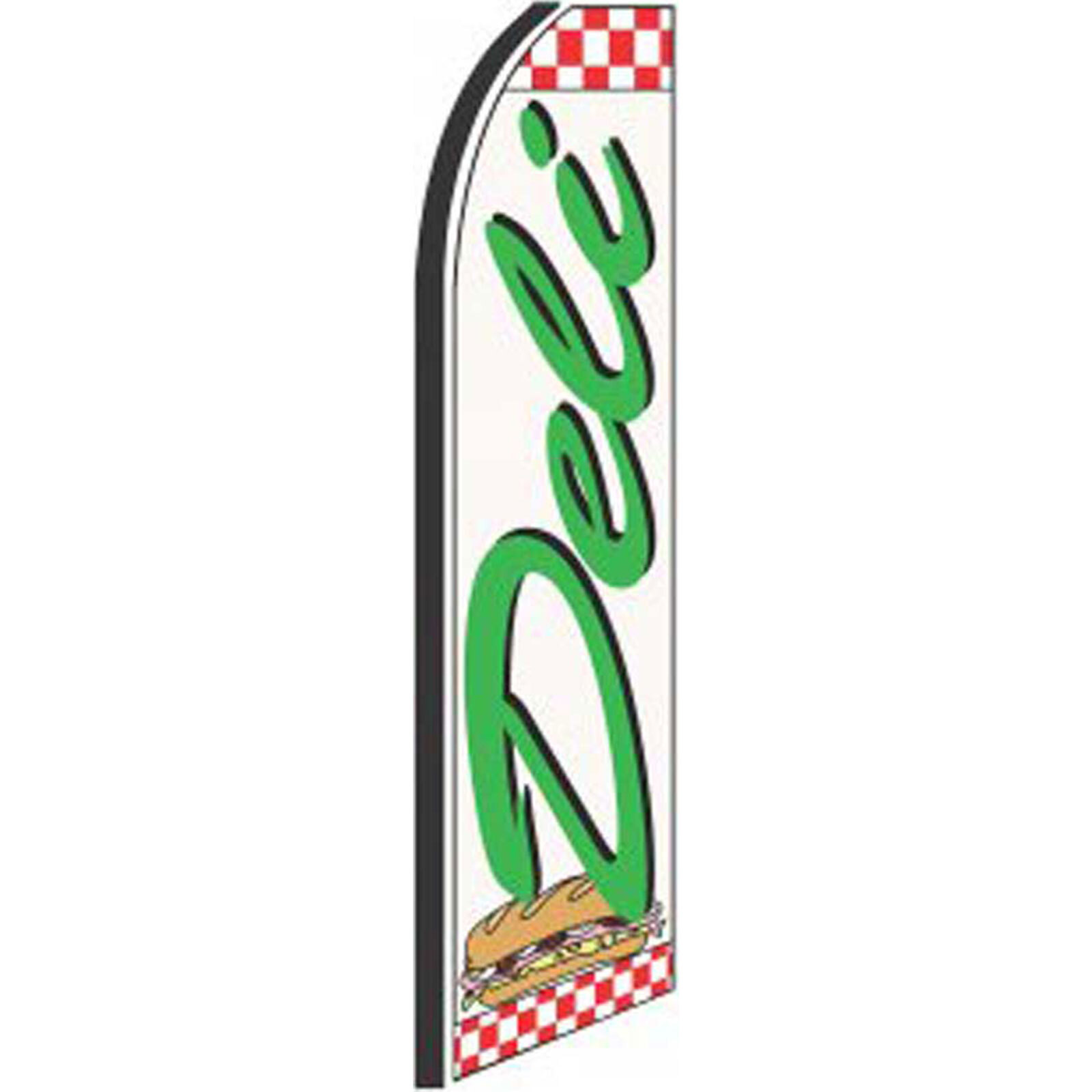 Deli 2 1/2 ft X 11 1/2 ft Swooper Flag