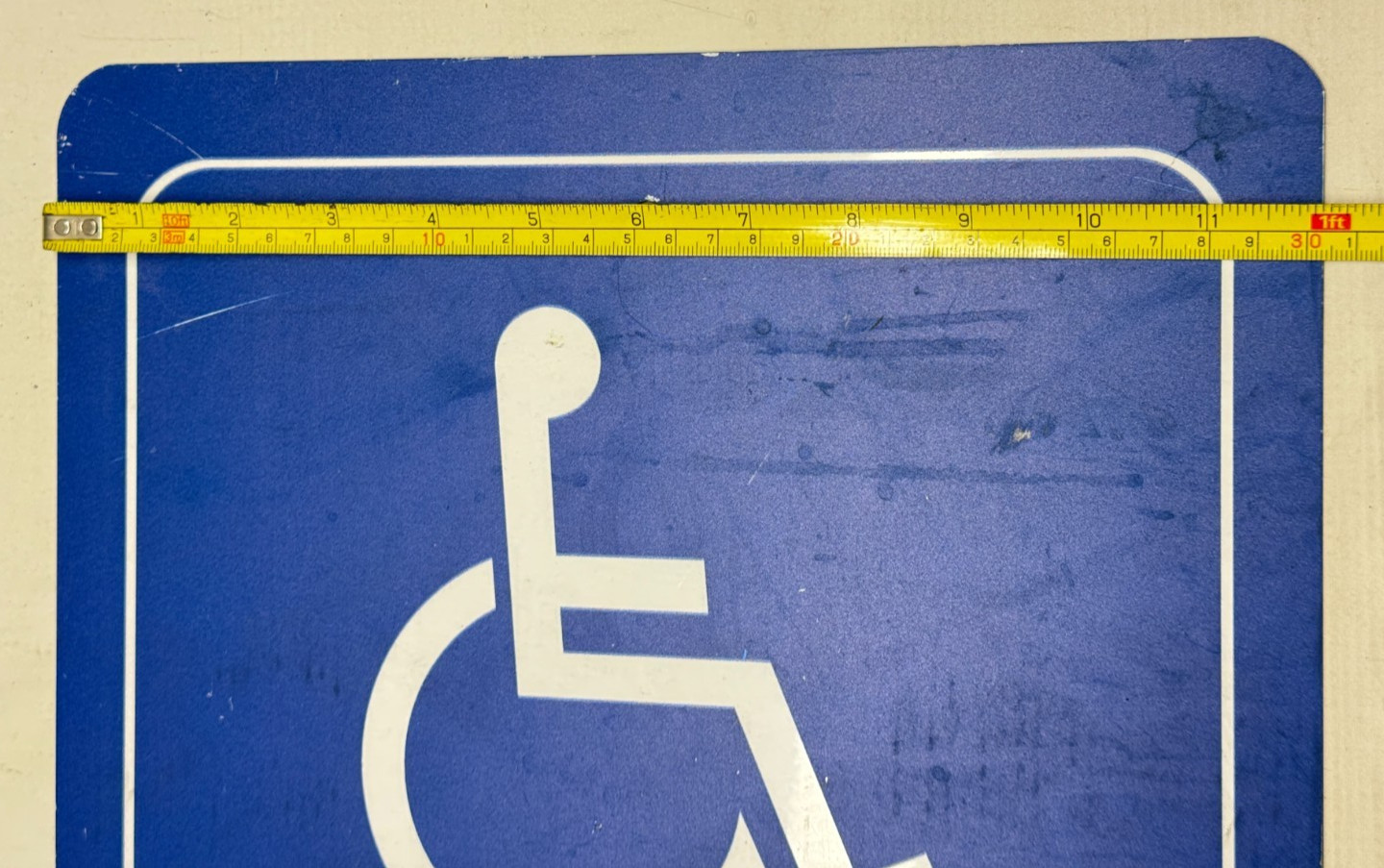 2 Handicap Parking Signs 18×12