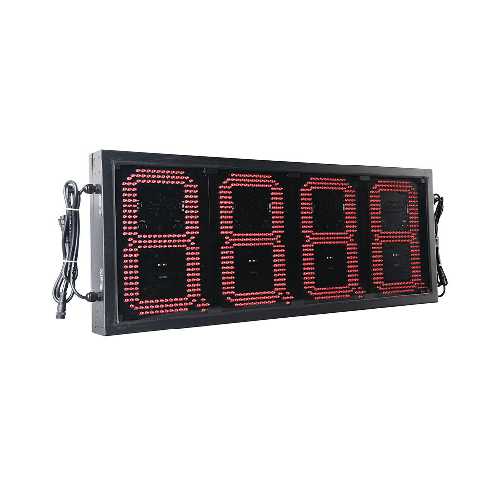 16″ LED Gas Station Motel Price Sign Electronic Fuel Price Sign Red Color 8888