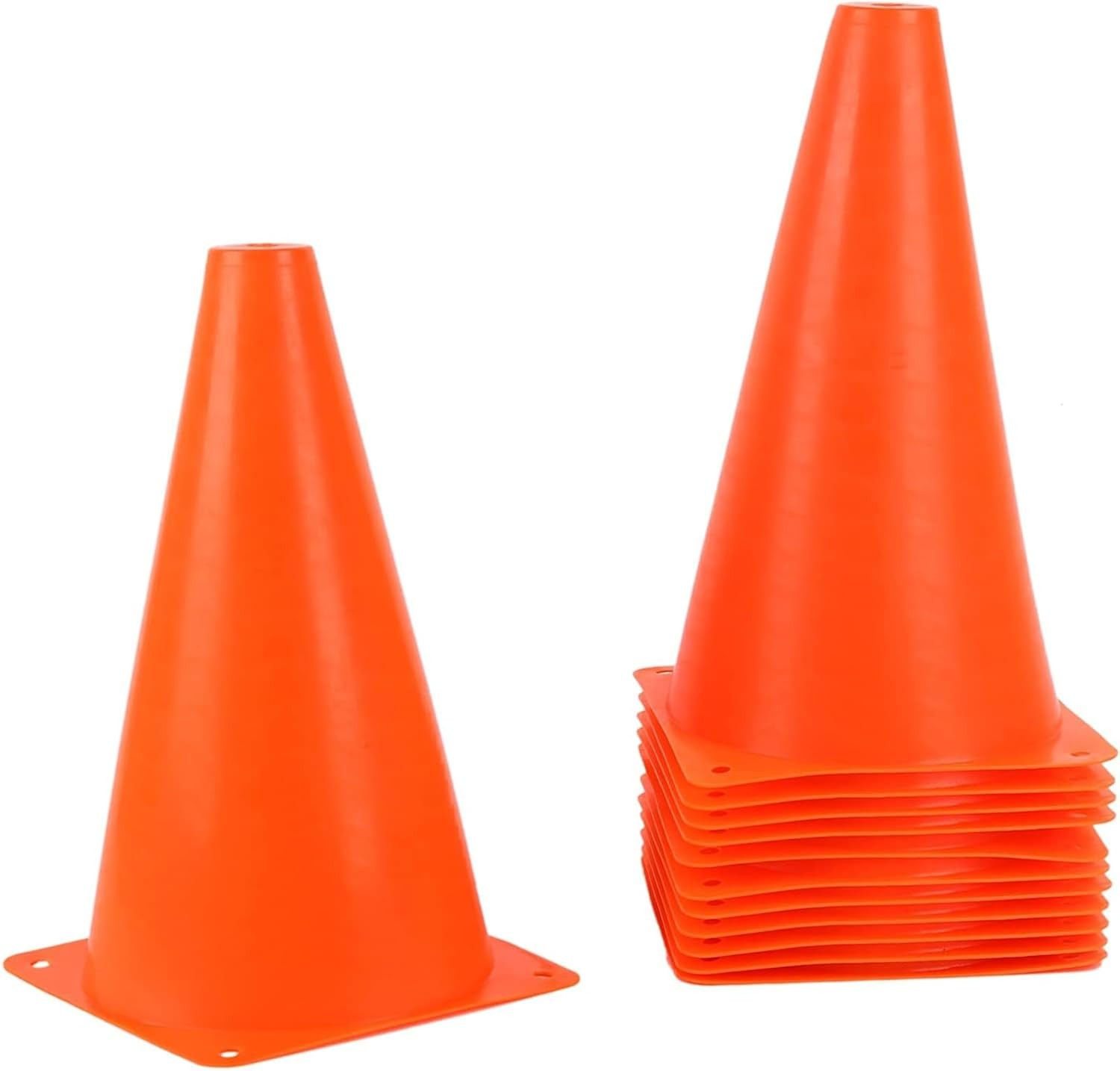Juvale Motorcycle Practice Cones – 9″ X 5.5″, Orange, 12-Pack – Cones for Parall