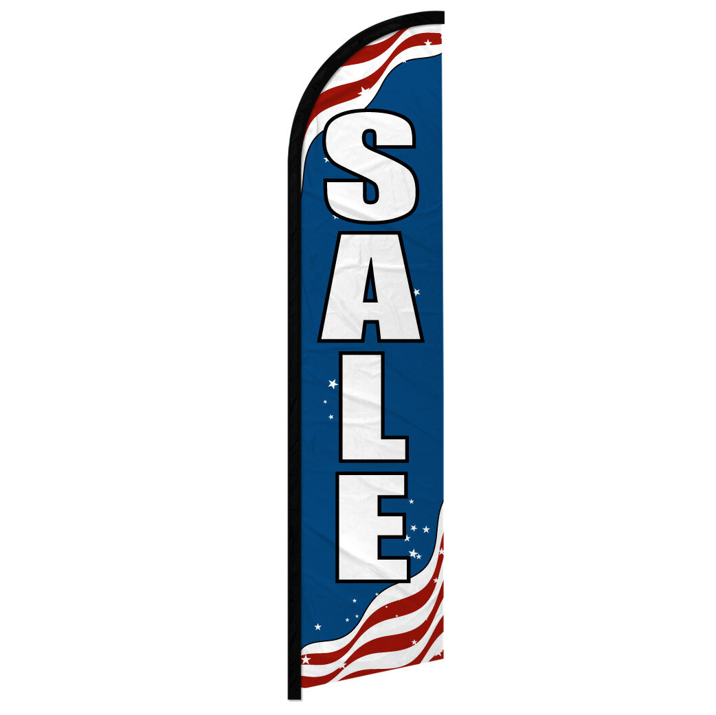 Sale Windless Advertising Swooper Flag Sale Flag Patriotic
