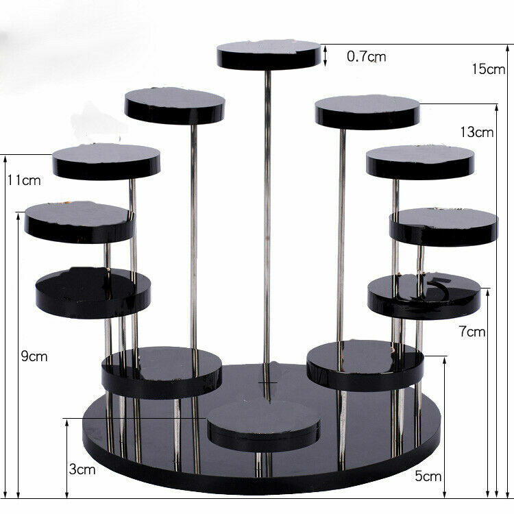 Acrylic Display Stand Model Jewelry Organizer Holder Shelf Show Rack Removable