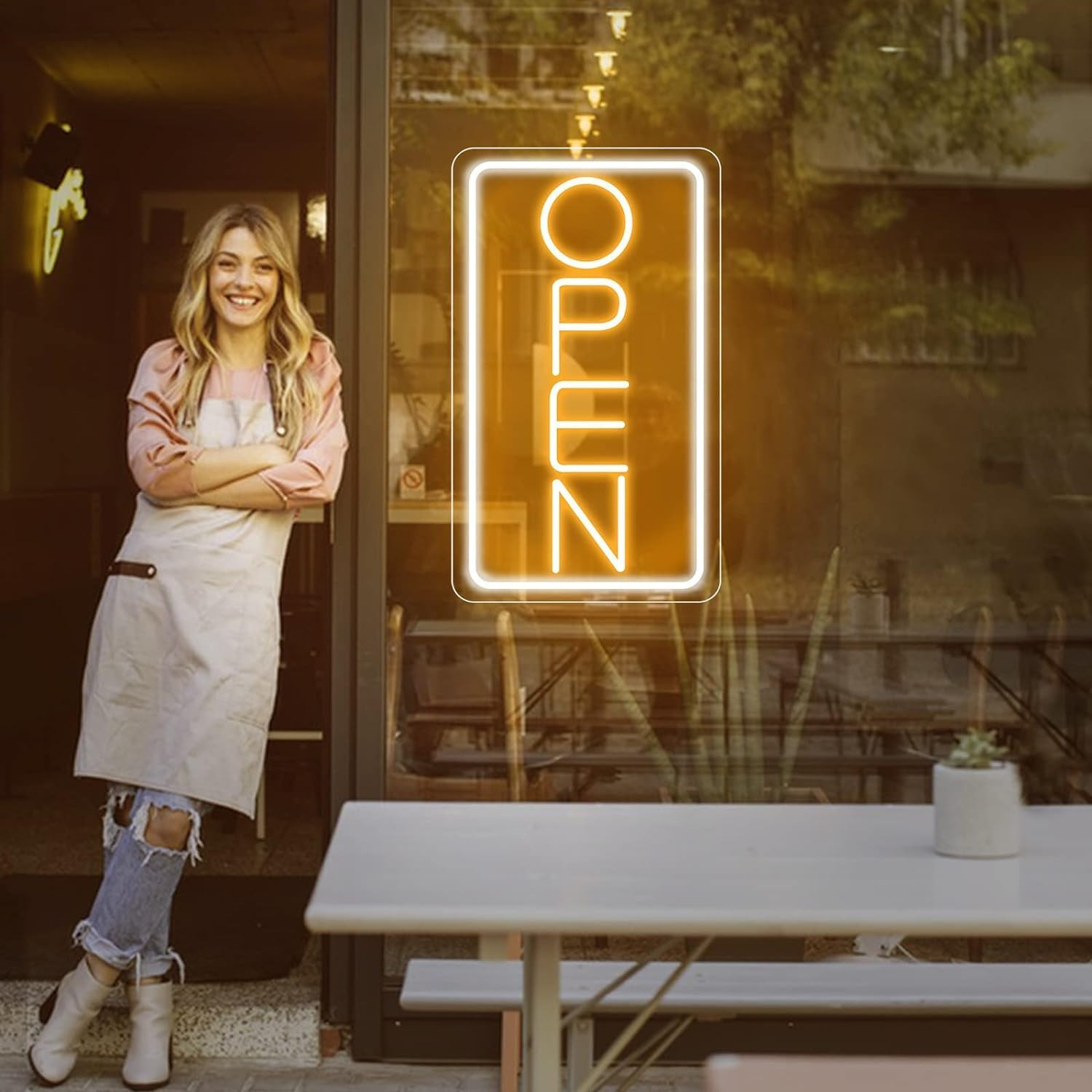 Open Signs for Business Ultra Bright LED Neon Open Signs for Business Storefront