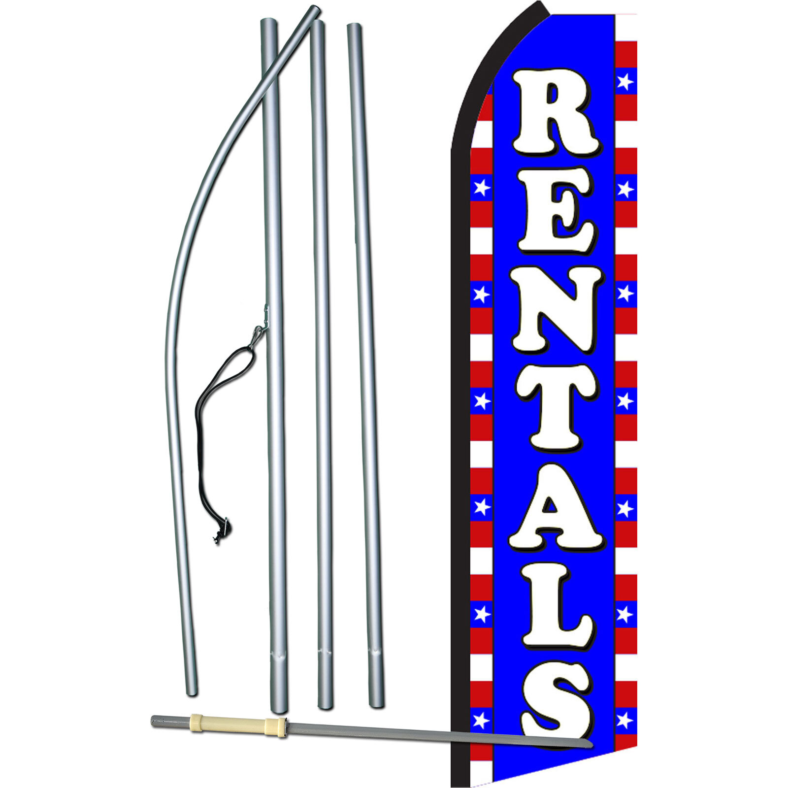 Rentals Rwb Swooper Flag Kit