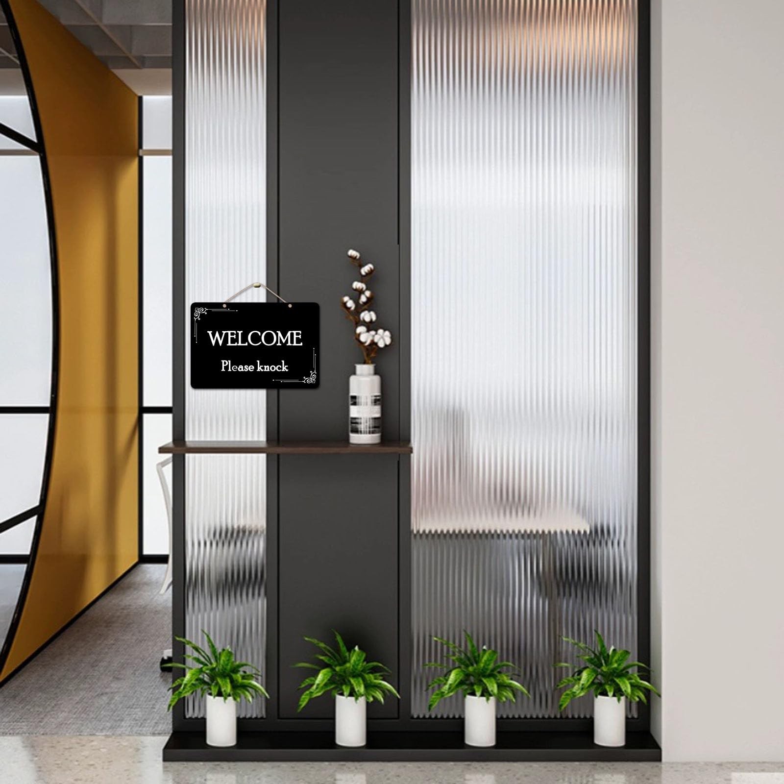 12×8 Inch Meeting in Progress Do Not Disturb Office Door Sign Acrylic