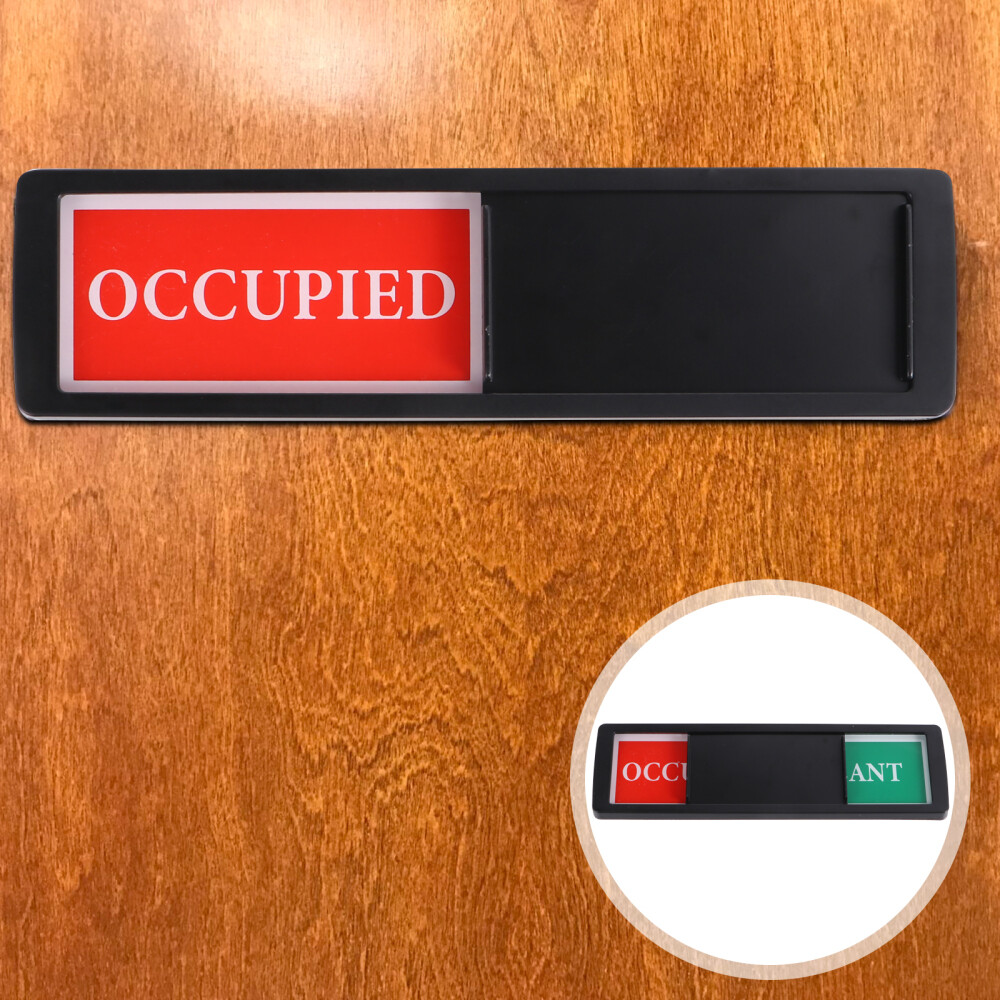 door privacy plaque Occupied Vacant Door Sign Vacant / Occupied