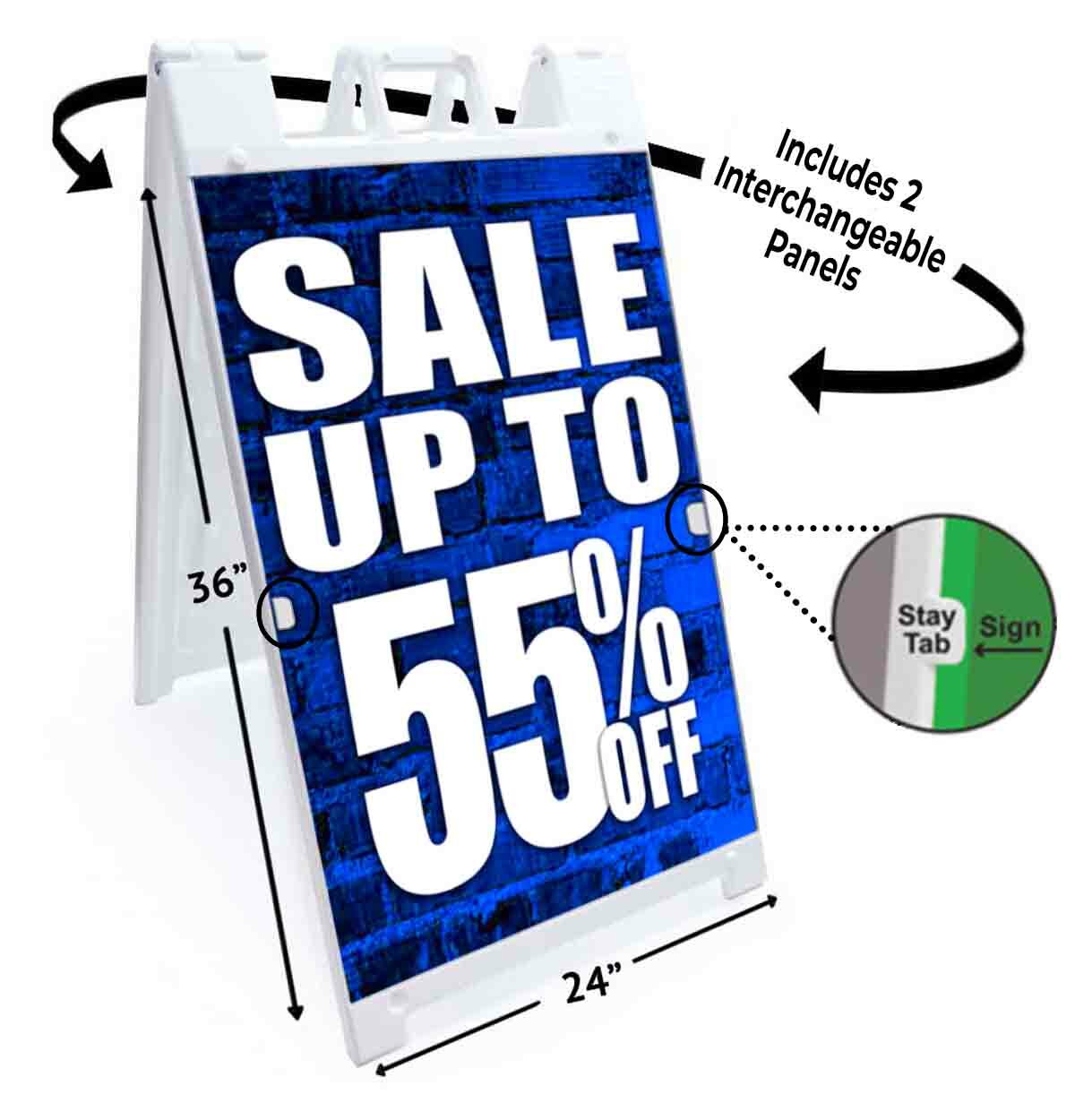 Sale Up To 55% Off Signicade 24×36 A Frame Sidewalk Sign Double Sided