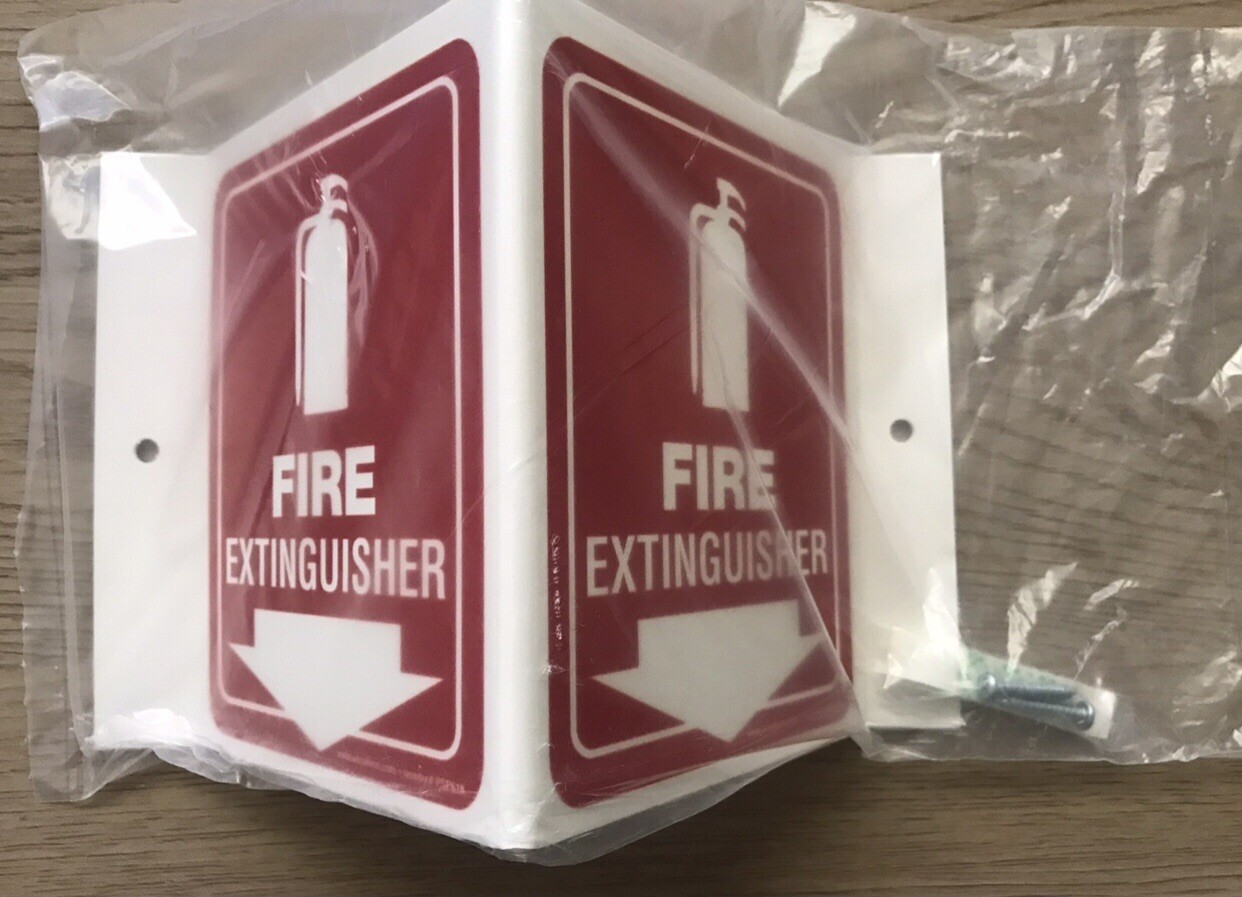 Accuform Fire Extinguisher Sign | PSP618 | Extra Visibility