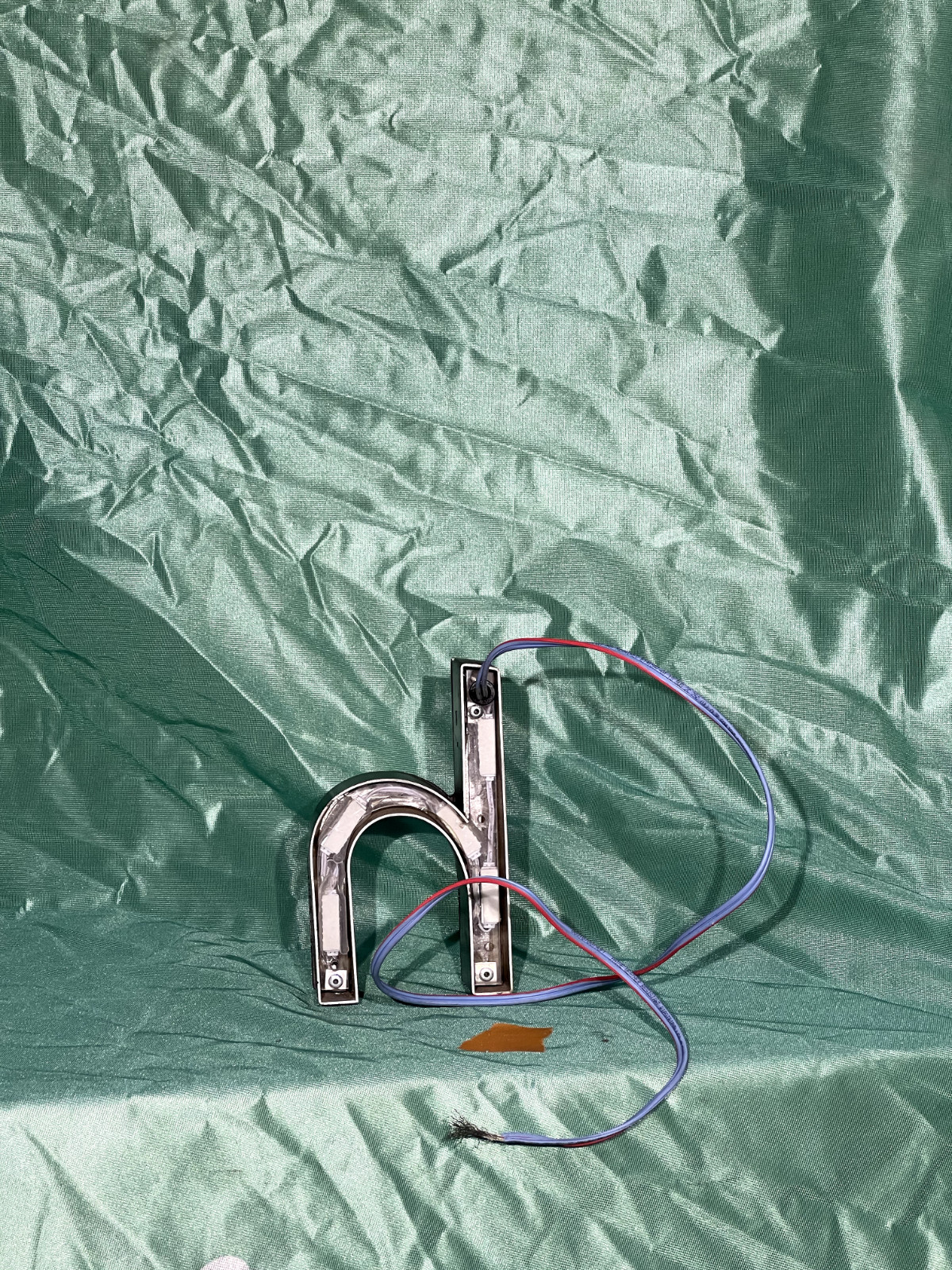 LED Illuminated Aluminum Channel Letter “h”