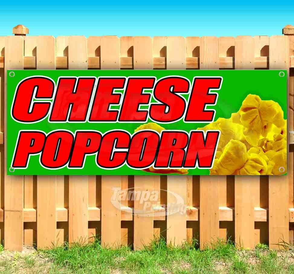 CHEESE POPCORN Advertising Vinyl Banner Flag Sign Many Sizes Available USA FOOD