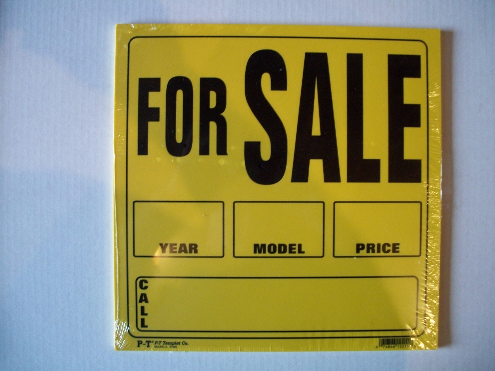 6 Pack 12 x12 Inch Flexible Plastic “FOR SALE” Sign’s
