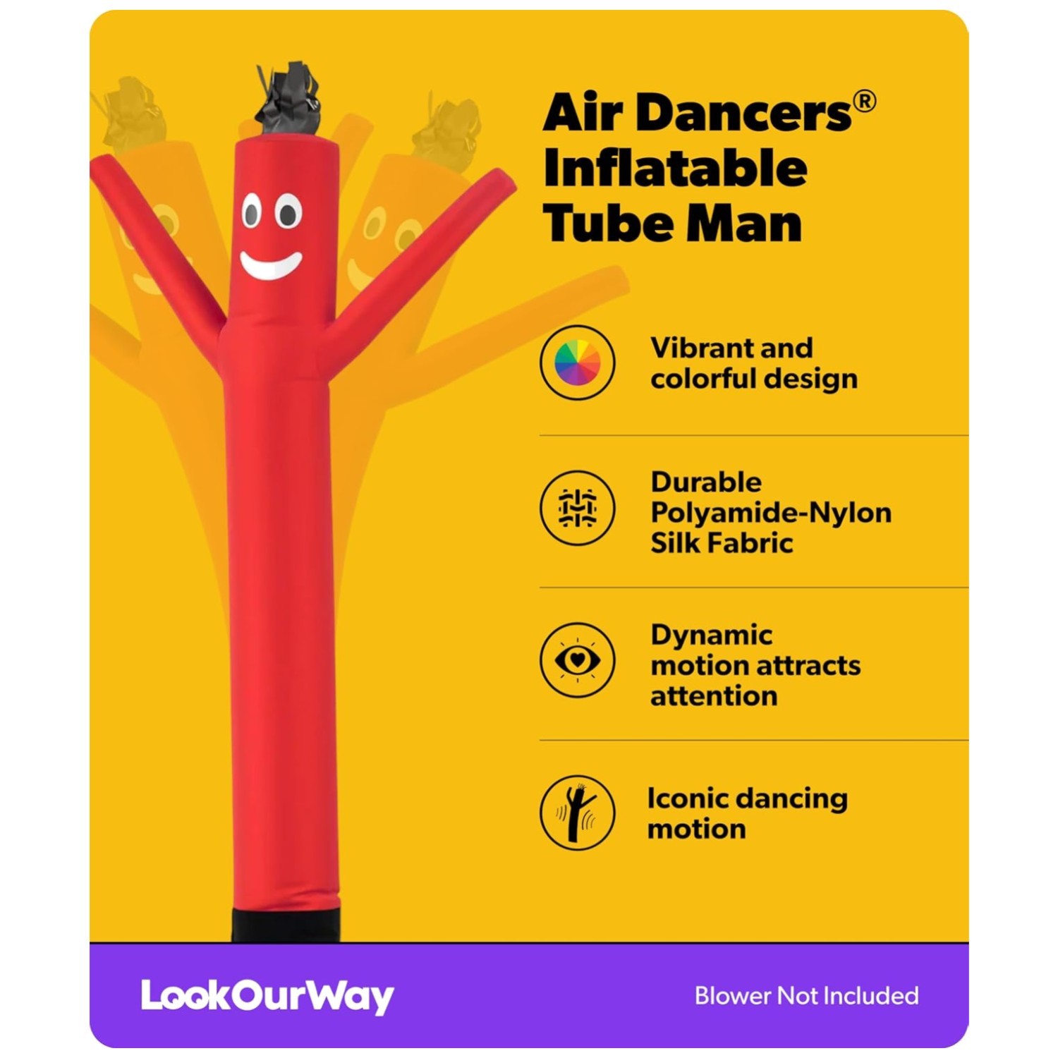 Advertising Air Dancer Inflatable Tube Guy – Red