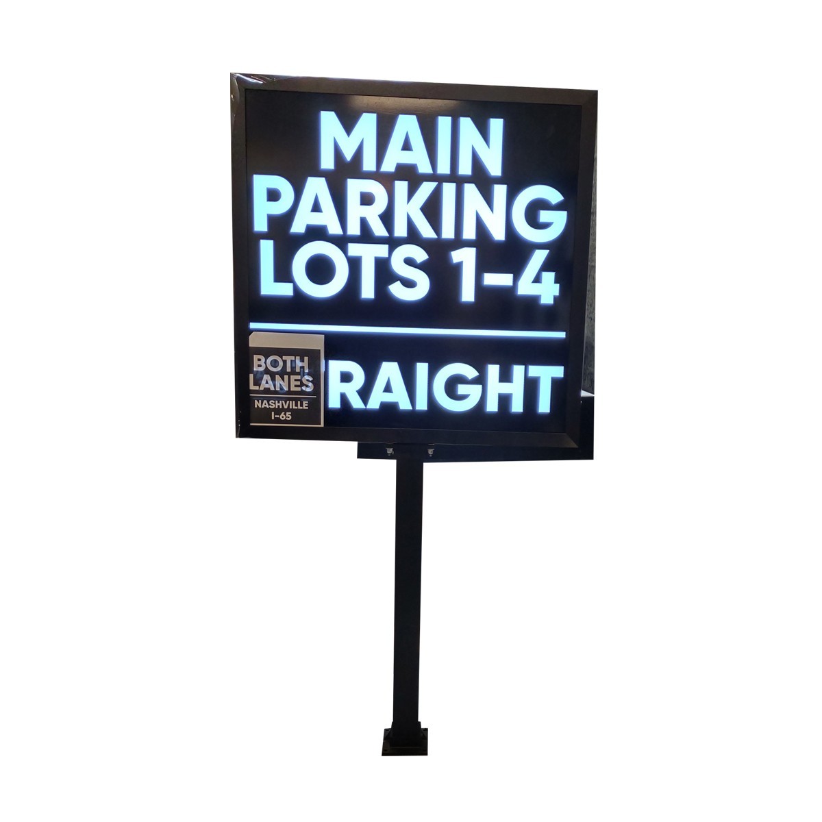 Direction sign, Enter & Exit, double-Sided 5-Day Manufacturing Lead Time (N)