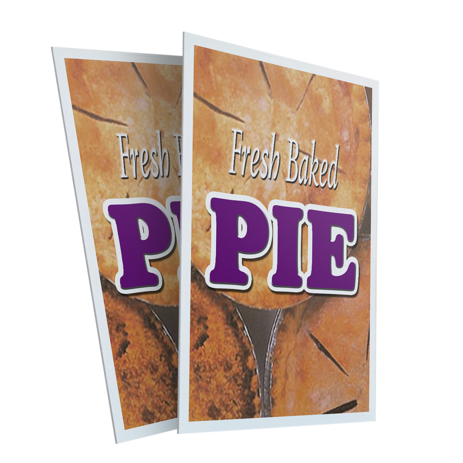 A-frame Sidewalk Fresh Baked Pie 24″ x 36″ Double Sided A-Frame Sidewalk Sign