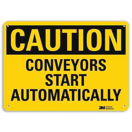 Lyle U4-1158-Ra_10X7 Safety Sign, 7 In Height, 10 In Width, Aluminum, Vertical