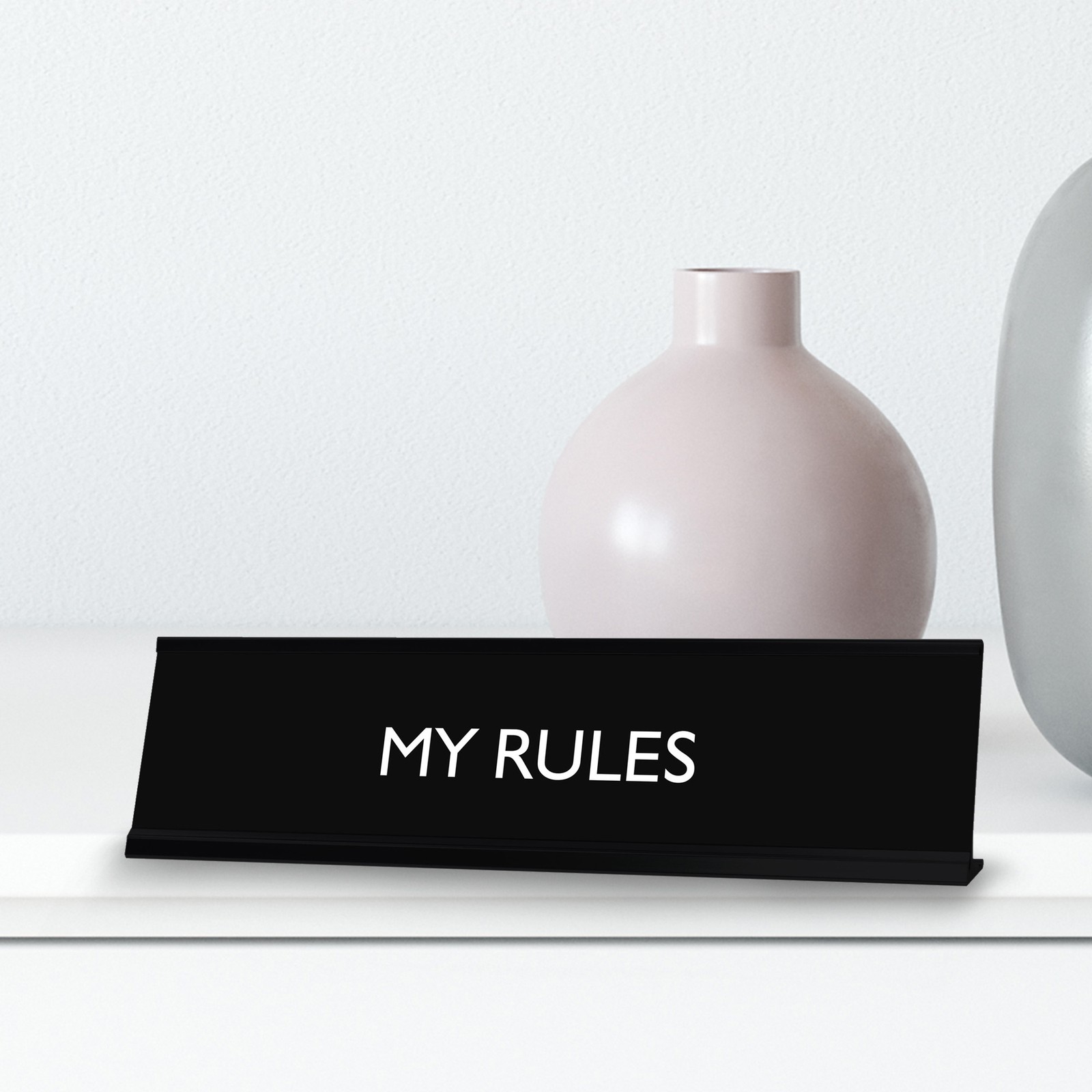 Signs By LITA MY RULES Novelty Desk Sign