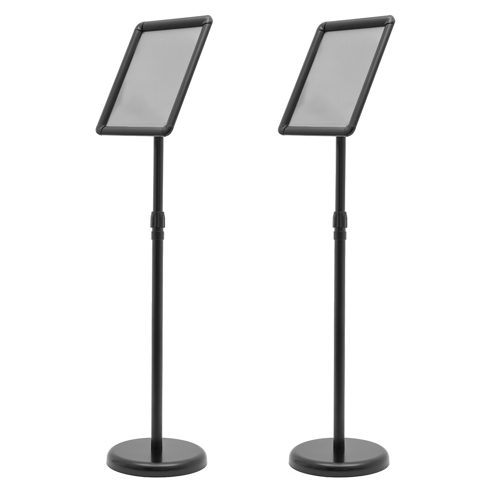 2Pcs Sign Stand With Adjustable Height&angle, Sign Holder Stand W/ Fillable Base